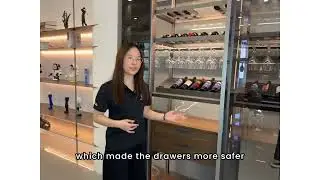 Perfect for retail & showrooms. Winsen aluminum display cabinets offer