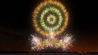 Synchronized Fireworks Show   FWsim Simulator   Rolling In The Deep, Adele