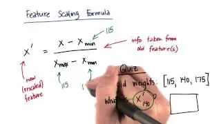 Feature Scaling Formula Quiz 3 - Intro to Machine Learning