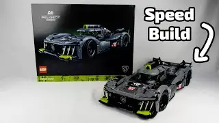 1775 pieces in mins! | Speed Build EP4 (LEGO Technic PEUGEOT 9X8 24H LeMans Hybrid Hypercar #42156)