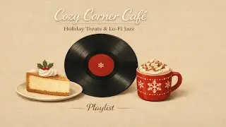 𝐏𝐥𝐚𝐲𝐥𝐢𝐬𝐭 🎧 A Cozy Christmas Cafe Ambience 🎄☕ | Relaxing Lo-fi Jazz for Studying, Focus &