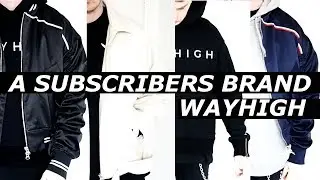 A SUBSCRIBERS STREETWEAR BRAND! - Review | Wayhigh, South Korean Style | Gallucks