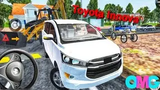 INDIAN MOST DEMANDING CAR TOYOTA  INNOVA . Long Drive in Highway . Car Simulator 3D. White color