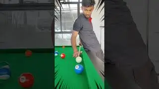 Can you make this shot? 🎱 #pool #billiards #trickshot
