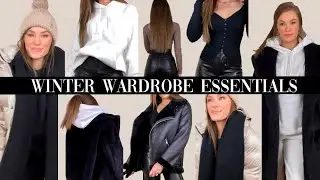 WINTER WARDROBE ESSENTIALS | staple pieces for casual everyday outfits | 2021