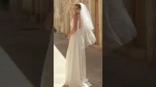 AryA Sposa | Velo doppio glitterato con bordo a taglio vivo 110-70cm S496 | Double glittered veil