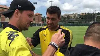 Borussia Dortmund players in Los Angeles: G&ouml;tze, Pulisic, Etc.