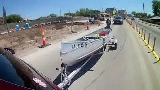 One fool out on the river!