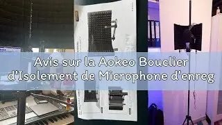 Avis sur la Aokeo Bouclier d'Isolement de Microphone d'enregistrement de Studio Professionnel, Filtr