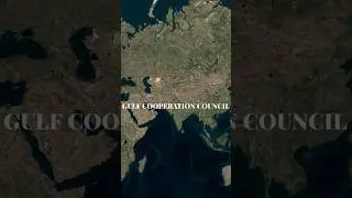 Gulf Cooperation Council [GCC] Memeber Countries Through Map Animation | GCC | Gulf Countries|