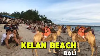 WALK ALONG THE BEACH BY BALI AIRPORT || KELAN BEACH