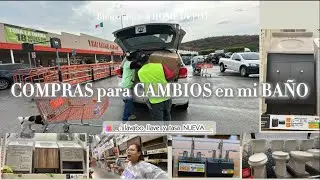 COMPRAS para RENOVAR el BA&Ntilde;O | TOUR en HOME DEPOT  #comprasinteligentes #viralvideo