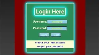 How To Create Simple Login Form in Html and Css || Make Sign in Form Design || only using html & css