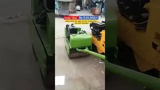 Double Drum Walk Behind Vibratory Road Roller #inshort #roadroller #roller