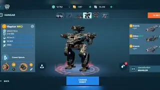 Raptor MK3 w/ Athos MK2 & Armis War robots - Gameplay