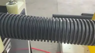 110mm PE corrugated and perforated pipe production line