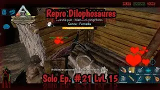 Ark Mobile Fr Solo/Tuto #21 LvL 15❗️Reproduction de Dilophosaure‼️👍 #arkmobile #ark #survival