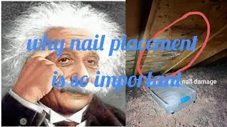 Roofing; proper step installation and bad nail placement damages