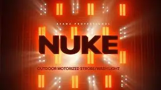 BeamZ Professional NUKE-Series Motorised Strobe/Beam Outdoor Lighting