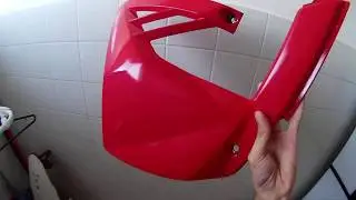 RSM-Restaurando as carenagens da moto (lixa e verniz)