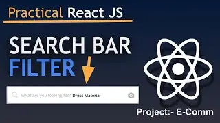 search bar in react js | search bar in react js in hindi | filter search react | how make search bar