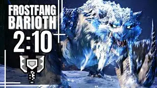 Frostfang Barioth 2:10 Charge Blade Solo | MHW Iceborne PC
