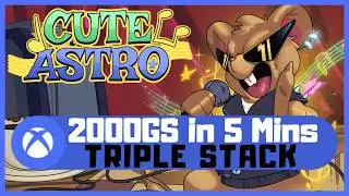 Cute Astro #Xbox Achievement Guide - 2000GS in 5 mins - Triple Stack