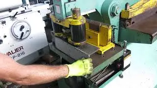 Piranha P90 Hydraulic Ironworker @ Mullin Machinery of NJ