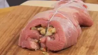 Stuffing Veal Breast