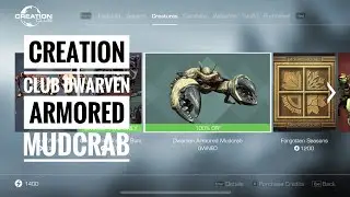 Skyrim SE (Special Edition) | Dwarven Armored Mudcrab | Creation Club | Companion | Gameplay |