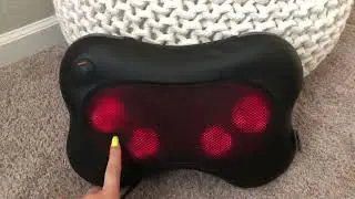 Zyllion Shiatsu Back and Neck Massager - 3D Kneading Deep Tissue Massage Pillow Review