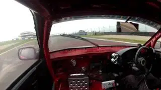 Honda CRX K20 V tec challenge Donington Race 2 Kswap 18/10/15