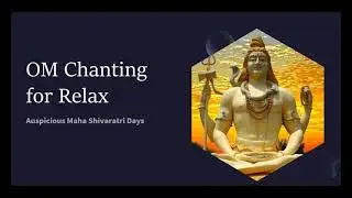 OM Chanting for Relax| OM Chanting to Avoid Bad Dreams| Meditating with OM chant