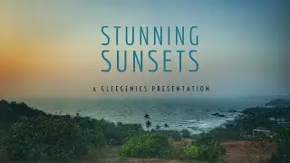 Best Sunset Time Lapse Goa India I Vagator, Anjuna and Colva 2019