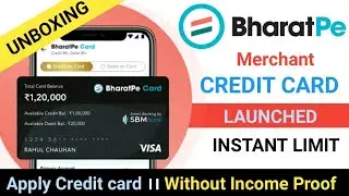 Bharat Pe Merchant credit Card Unboxing। Bharat Pe credit Card review। Bharat Pe credit Card।