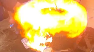 Mounting tires with fire