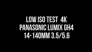 Low iso test - panasonic lumix gh4