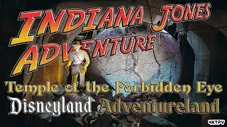 Indiana Jones Adventure, Temple of the Forbidden Eye - Disneyland - POV complete ride! #disney