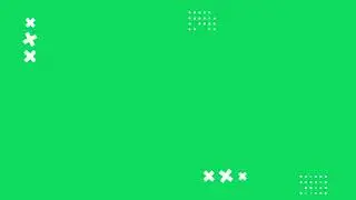 Green Screen Cross & Dots Motion Graphics | Animated Overlay for Video Editing