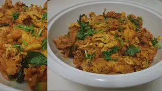 Bread egg masala for breakfast and dinner//kids special