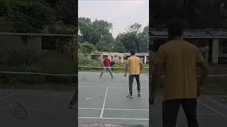 Defeated 🥹 best possible efforts #badmintonlovers #smash #games #shuttle #dedication
