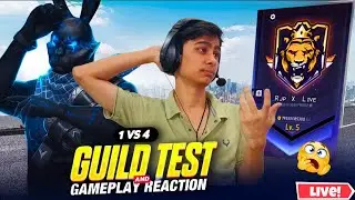 Free Fire Live Guild Test or 1vs4 Reaction - #freefirelive