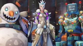 Overwatch Winter Wonderland 2020 - All the New Skins & Items!