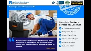 Appliance Repair Houston - Home Service 24/7