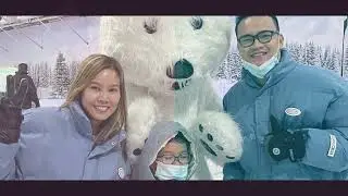 A magical snowy wonderland is coming to life in Singapore!! #Icemagic #singapore #ofw #familytime