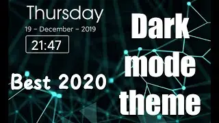 Best dark mode theme for 2020 😘😘😘