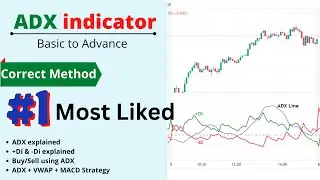 ADX Indicator explained ✅ 2025 | Hindi | 🏆 Basic to Advance | ADX indicator strategy at the end