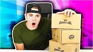 *INSANE GFUEL UNBOXING* Keemstars Cotton Candy Collectors box/ Color Changing Shaker Cup +MORE GAMMA