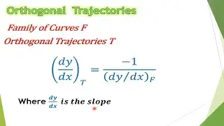 تطبيقات تحليلات هندسية - Orthogonal Trajectories - Civil Engineering