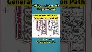 2023 New Weldo AI Programming Soft pvc rubber dispensing machine,make rubber soft PVC patch easier